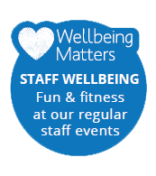 Staff wellbeing, fun and fitness at our regular staff events