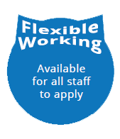 Flexible working, available for all staff to apply