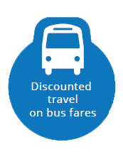 Discounted travel on bus fares