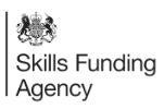 Skills funding agency logo